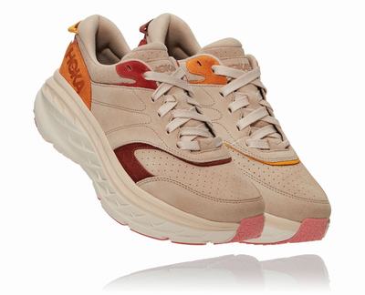 Hoka One One All Gender Bondi L Suede - Tenis Caminhada Mulher - Multicoloridas, SV03289